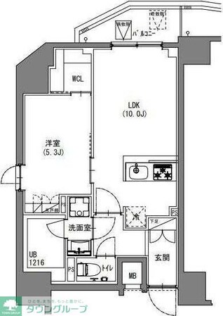 S-RESIDENCE新宿御苑の物件間取画像